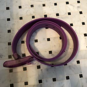 Bright purple belt